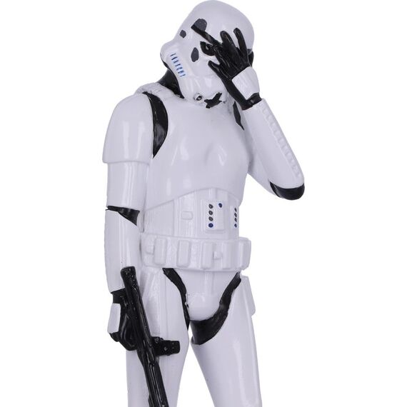 Nemesis Now Original Stormtrooper im Stil der „3 Weisen“, Sciencefiction-Figuren, Weiß, 14cm