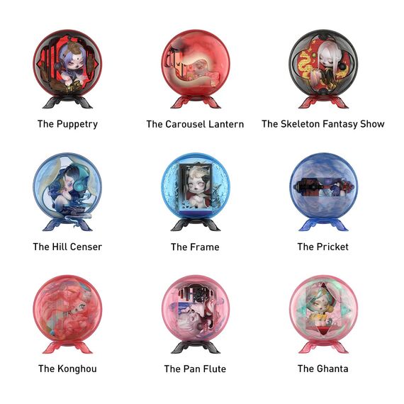 POP MART SKULLPANDA The Mirage Series Figures Anime Actionfiguren Sammelfiguren Sammler Kunstspielzeug Spielzeug Figuren Geschenk Whole Set