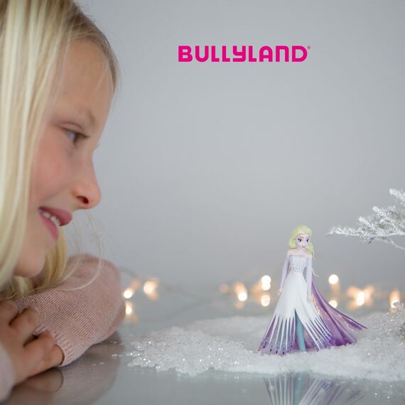 Bullyland 13414 - Spielfiguren Jubiläums-Set Prinzessin Elsa, Anna, Salamander Bruni, Kristoff und Sven aus Walt Disney Die Eiskönigin 2, ideal als kleines Geschenk für Kinder ab 3 Jahren