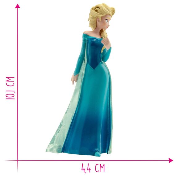 Bullyland 13446 - Spielfiguren Set Prinzessin Elsa, Anna und Olaf aus Walt Disney Die Eiskönigin, detailgetreu, ideal als kleines Geschenk für Kinder ab 3 Jahren