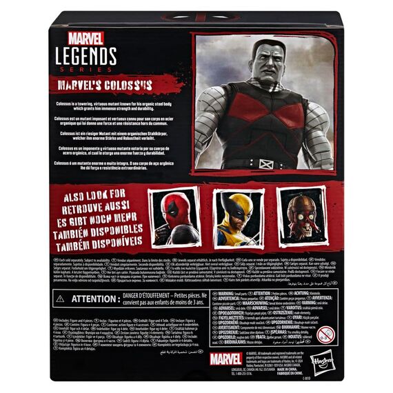 Marvel Legends Series Marvel’s Colossus, Deadpool Legacy Collection Deluxe Action-Figur zum Sammeln, Figuren-Skala 15 cm, Silver