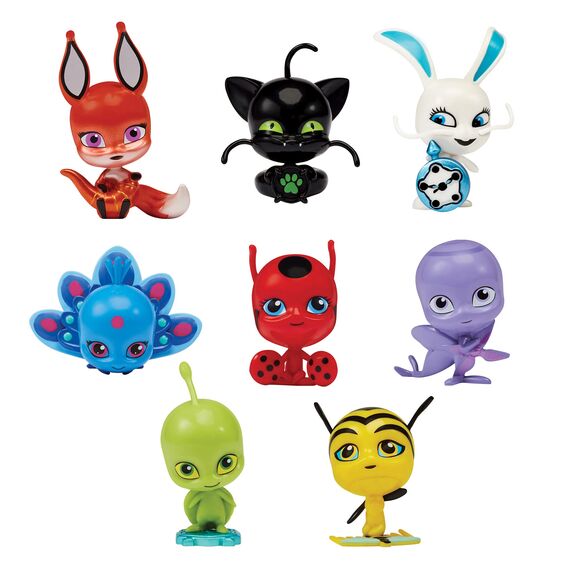 Miraculous Bandai Kwami Überraschungsbox - Kwami Minifigur zum Sammeln in Seiner Miracle Box - Zufällig ausgewähltes Modell - P50500