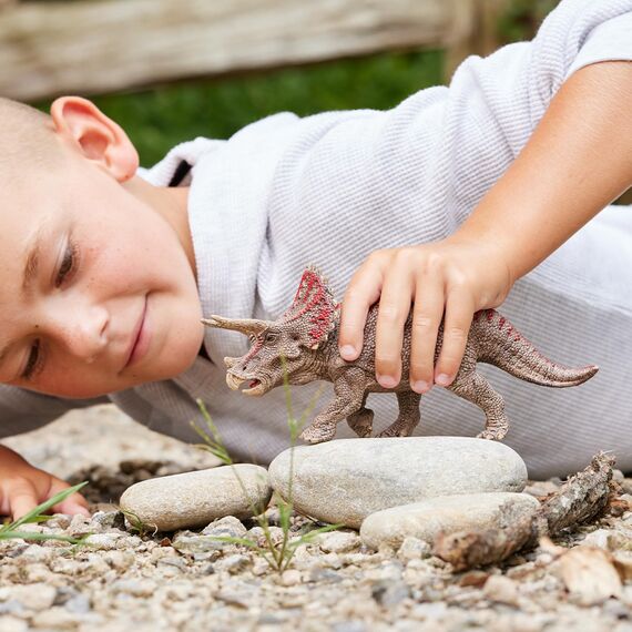 SCHLEICH Dinosaurs | Triceratops 15000 | detailgetreuer Dino | Dinosaurier Spielzeug zum Sammeln | tolles Geschenk für Mädchen und Jungen | Dino Spielzeug ab 3 Jahre | 21 x 5 x 10 cm