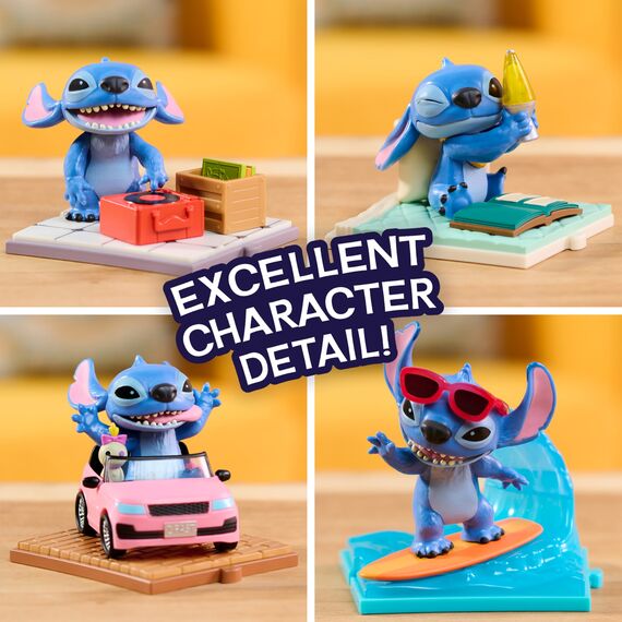 Just Play Stitch LA Movie Time Collectible Figs (Packung mit 2)