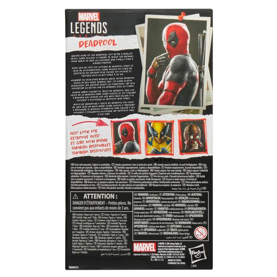 Marvel Legends Series Deadpool, Deadpool & Wolverine Action-Figur (Skala 15 cm), Sammlerobjekt für Erwachsene