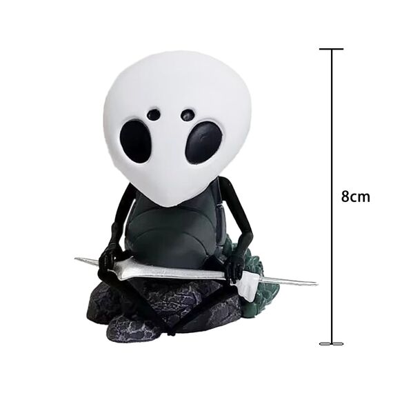 DEXSHUN Hollow Silksong Quirrel Figur Anime Hollow Figuren Gaming Serie Modell PVC Actionfigur Sammlerstück Dekoration Ornament Geschenke 18cm