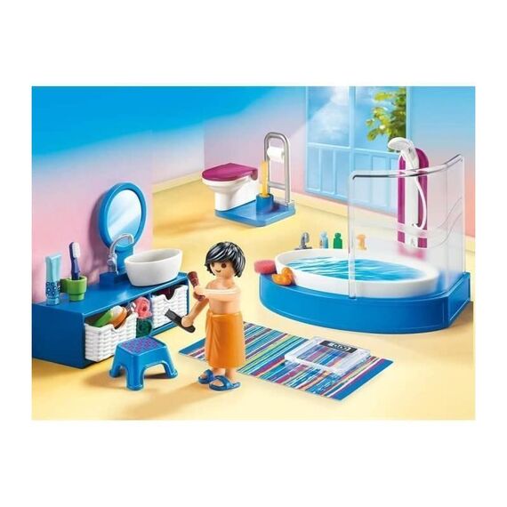 PLAYMOBIL Dollhouse 70211 Badezimmer, Ab 4 Jahren