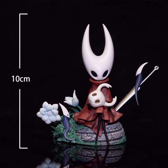 DEXSHUN Hornet-can Figur Hollow Silksong Anime Spiel Statue Zubehör mitgeliefert PVC Statue Desktop Ornamente Dekoration Sammlerstück Geburtstag Modell Geschenk 10cm