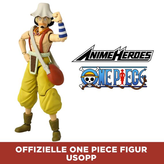 BANDAI – Anime Heroes - One Piece - Anime Heroes Figur 17 cm - Usopp - 37005