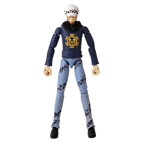 BANDAI – Anime Heroes – One Piece – Anime Heroes-Figur 17 cm – Trafalgar Law – Gelenkfigur Law One Piece – Offizielle Lizenz – Spielzeug für Kinder ab 4 Jahren – 36937
