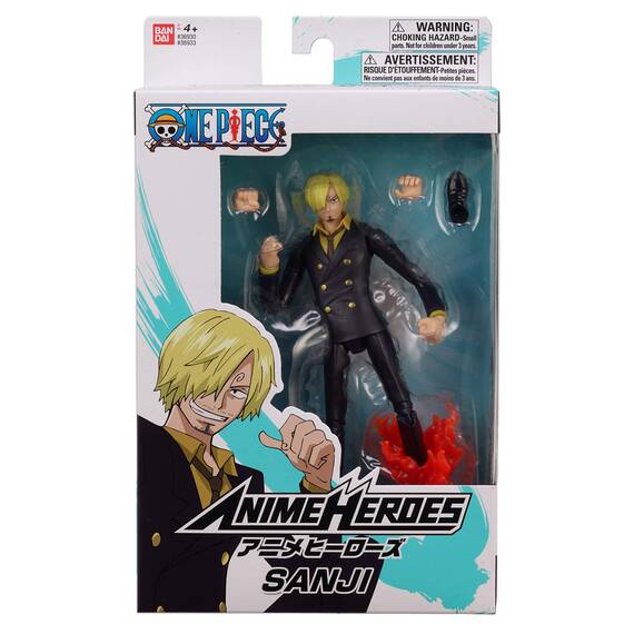 BANDAI – Anime Heroes – One Piece – Anime Heroes Figur 17 cm – Sanji – 36933