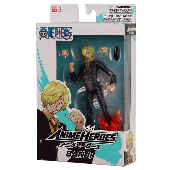 BANDAI – Anime Heroes – One Piece – Anime Heroes Figur 17 cm – Sanji – 36933