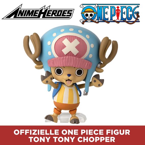 Bandai – Anime Heroes – One Piece – Anime Heroes-Figur 7 cm – Tony Tony Chopper – Gelenkfigur Chopper One Piece – Offizielle Lizenz – Spielzeug für Kinder ab 4 Jahren – 36936
