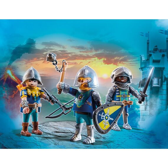 PLAYMOBIL Novelmore 70671 3er Set Novemore-Ritter, Ab 4 Jahren