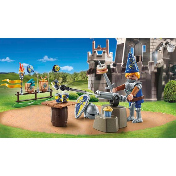 PLAYMOBIL Novelmore 71447 Rittergeburtstag, actionreiche Feier mit Prinz Arwynn, spannenden Duellen und vielfältigem Zubehör, nachhaltiges Spielzeug für Kinder ab 4 Jahren