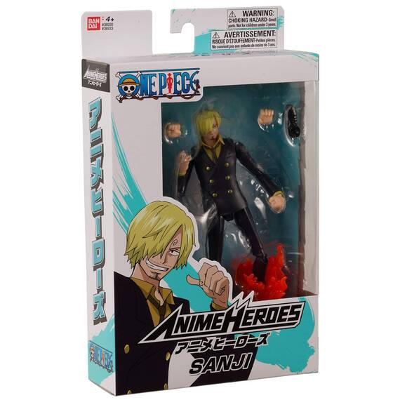 BANDAI – Anime Heroes – One Piece – Anime Heroes Figur 17 cm – Sanji – 36933