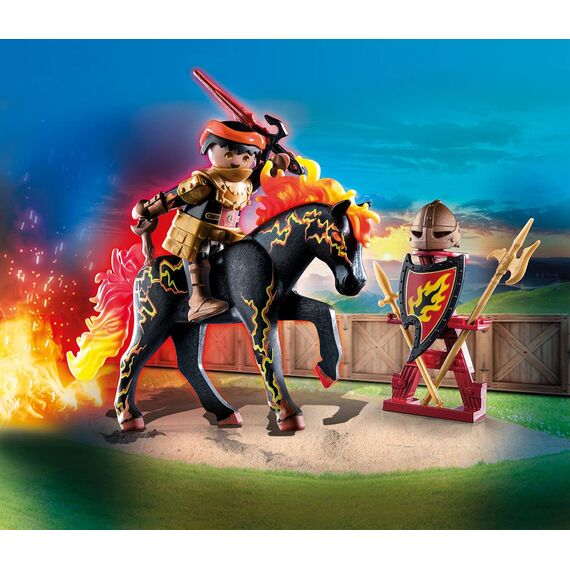 PLAYMOBIL Novelmore 71213 Burnham Raiders - Feuerritter, Spielzeug für Kinder ab 4 Jahren