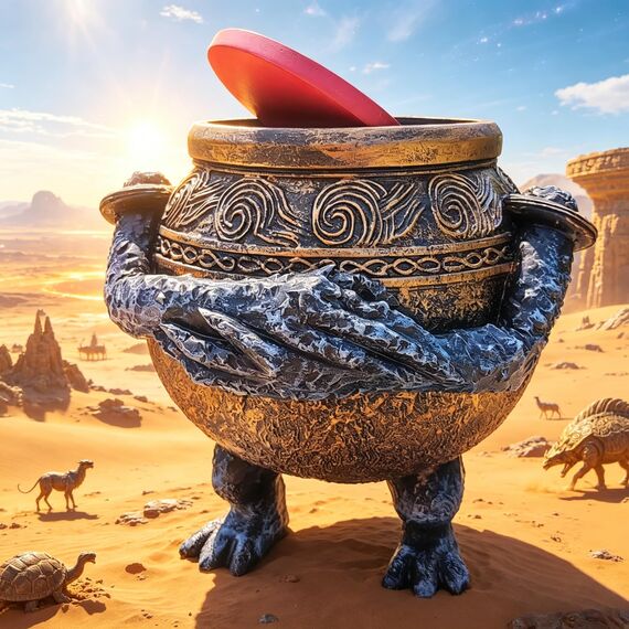 NULAOBA Pot Boy Statuen Merch Elden Figur Sammler Edition Schreibtisch Dekoration Harz Ring Geschenk für Spieleliebhaber