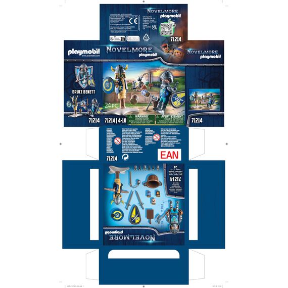 PLAYMOBIL Novelmore 71214 Novelmore - Kampftraining, Spielzeug für Kinder ab 4 Jahren