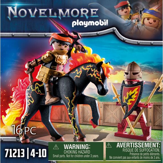 PLAYMOBIL Novelmore 71213 Burnham Raiders - Feuerritter, Spielzeug für Kinder ab 4 Jahren