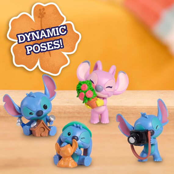 Just Play Disney Stitch That’s So Stitch-Sammelfiguren – Serie 2, stilisierte Überraschungsfiguren, 5 cm groß, Kinderspielzeug ab 3 Jahren
