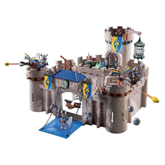PLAYMOBIL Novelmore 71642 Arwynns Burg, Ritterburg, inklusive DREI Rittern und zahlreichen Accessoires für realistische Gefechte, actionreiches Spielzeug für Kinder ab 4 Jahren