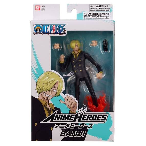 BANDAI – Anime Heroes – One Piece – Anime Heroes Figur 17 cm – Sanji – 36933