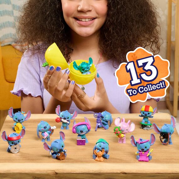Just Play Disney Stitch That’s So Stitch-Sammelfiguren – Serie 2, stilisierte Überraschungsfiguren, 5 cm groß, Kinderspielzeug ab 3 Jahren