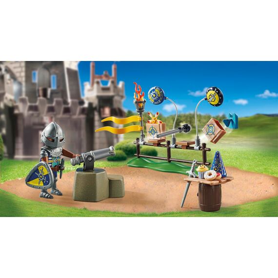 PLAYMOBIL Novelmore 71447 Rittergeburtstag, actionreiche Feier mit Prinz Arwynn, spannenden Duellen und vielfältigem Zubehör, nachhaltiges Spielzeug für Kinder ab 4 Jahren