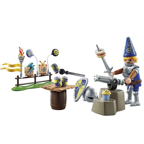 PLAYMOBIL Novelmore 71447 Rittergeburtstag, actionreiche Feier mit Prinz Arwynn, spannenden Duellen und vielfältigem Zubehör, nachhaltiges Spielzeug für Kinder ab 4 Jahren