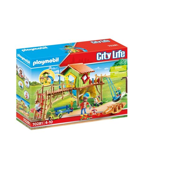 PLAYMOBIL | City Life | Abenteuerspielplatz | Spielzeug für Kinder ab 4 Jahren | 70281