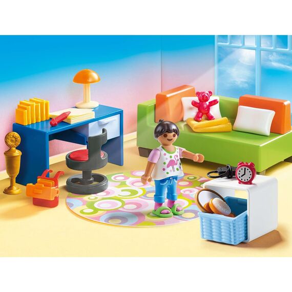 PLAYMOBIL Dollhouse 70209 Jugendzimmer mit Mädchenfigur und Zubehör, Ab 4 Jahren
