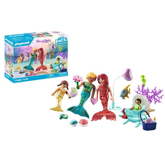 PLAYMOBIL Princess Magic 71469 Ausflug der Meerjungfrauenfamilie ab 4 Jahren