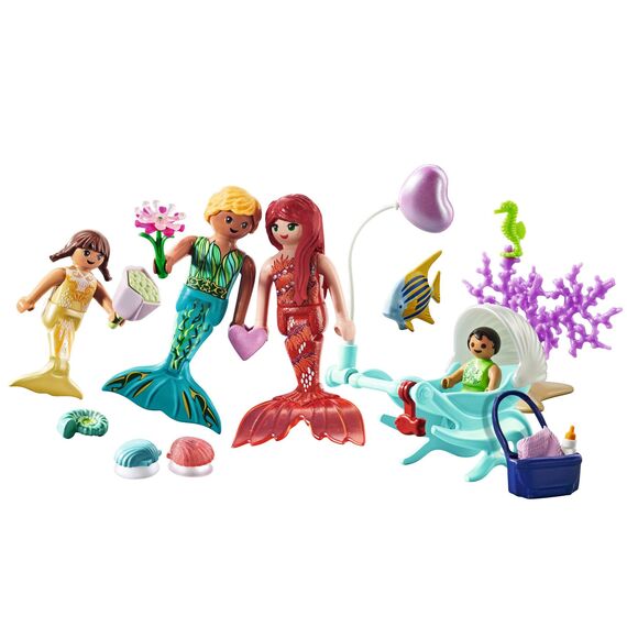 PLAYMOBIL Princess Magic 71469 Ausflug der Meerjungfrauenfamilie ab 4 Jahren