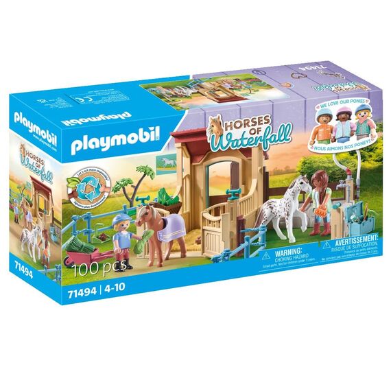 PLAYMOBIL Horses of Waterfall 71494 Reitstall, aufregende Reitabenteuer auf der Waterfall Ranch, mit vielfältigem Zubehör, detailreiches Spielzeug für Kinder ab 4 Jahren