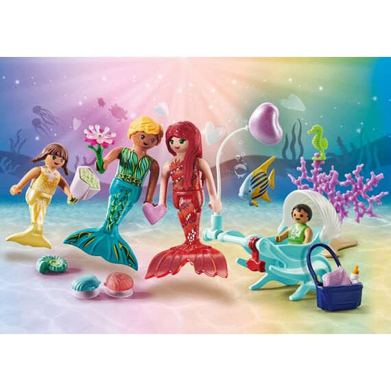 PLAYMOBIL Princess Magic 71469 Ausflug der Meerjungfrauenfamilie ab 4 Jahren