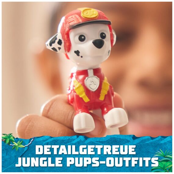 PAW Patrol Jungle Pups – Spielfiguren-Geschenkset mit 7 Hundefiguren und 1 Ryderfigur zum Sammeln, Spielzeugfiguren, Spielzeug geeignet für Kinder ab 3 Jahren