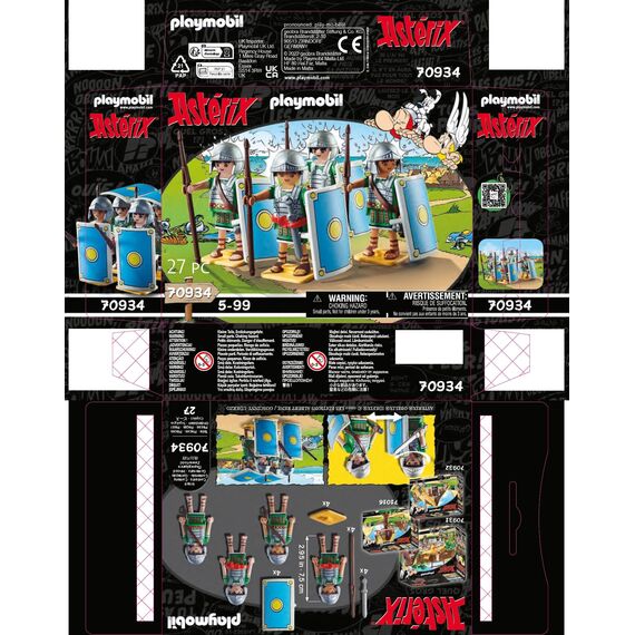 PLAYMOBIL Asterix 70934 Römertrupp, Spielzeug für Kinder ab 5 Jahren