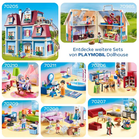 PLAYMOBIL Dollhouse 70209 Jugendzimmer mit Mädchenfigur und Zubehör, Ab 4 Jahren
