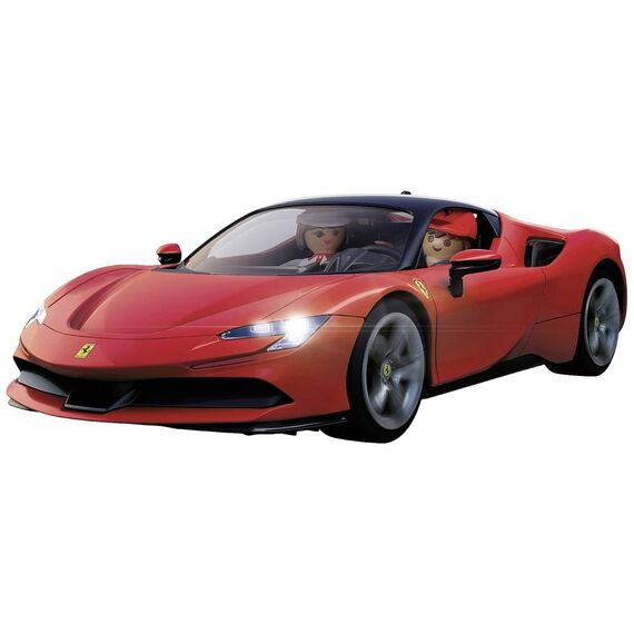 PLAYMOBIL 71020 Ferrari SF90 Stradale mit Lichteffekten, Supersportwagen, Sammlerstück für Autofans, Spielzeug für Sammler und Kinder ab 5 Jahren