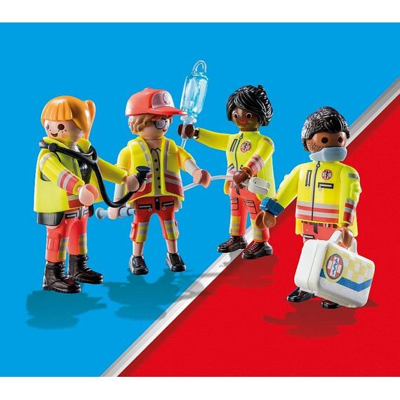 PLAYMOBIL City Life 71244 Rettungsteam, Spielzeug für Kinder ab 4 Jahren