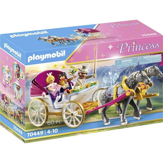 PLAYMOBIL Princess 70449 Romantische Pferdekutsche, Ab 4 Jahren