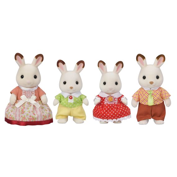Sylvanian Families L5655 Schokoladenhasen Familie NEU