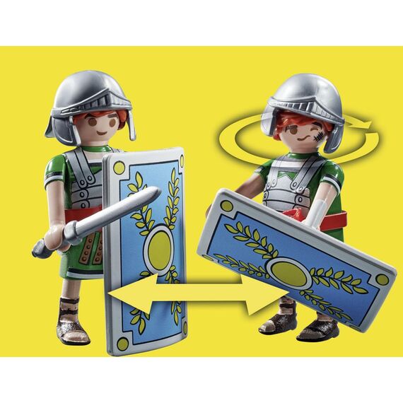 PLAYMOBIL Asterix 71268 Numerobis und die Schlacht um den Palast, funktionierendes Katapult der Römer, Obelix, Numerobis, Idefix und 3 romische Soldaten, Spielzeug für Kinder ab 5 Jahren