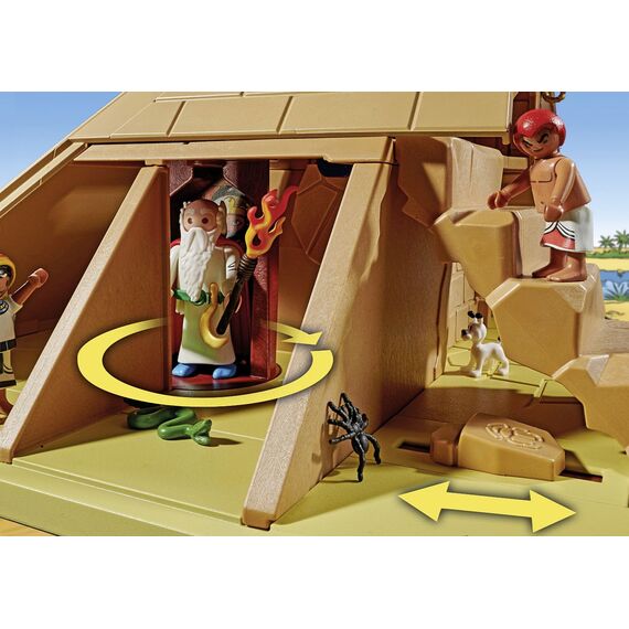 PLAYMOBIL 71148 Asterix: Pyramide des Pharao, Obelix, Asterix, Miraculix, Numerobis, Schraubzieris, Idefix, Spielzeug für Kinder ab 5 Jahren [Exklusiv bei Amazon]