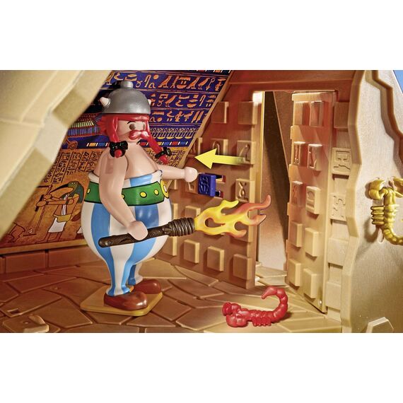PLAYMOBIL 71148 Asterix: Pyramide des Pharao, Obelix, Asterix, Miraculix, Numerobis, Schraubzieris, Idefix, Spielzeug für Kinder ab 5 Jahren [Exklusiv bei Amazon]