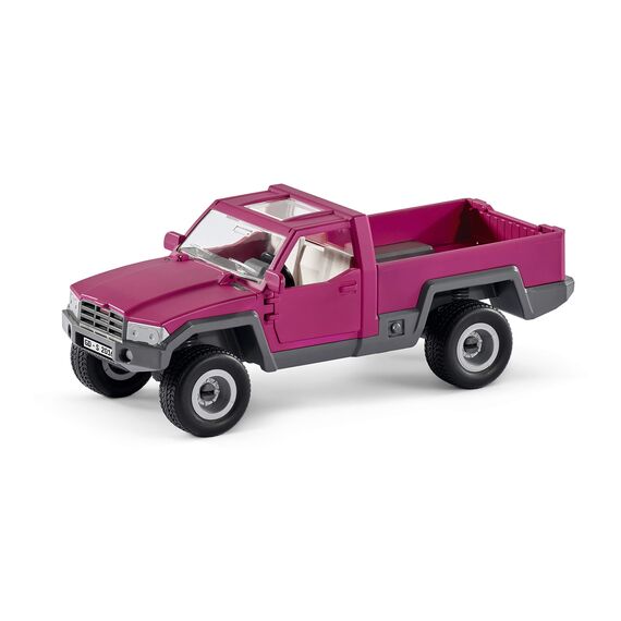 SCHLEICH 42346 Pick-up mit Pferdeanhänger, für Kinder ab 5 Jahren, Horse Club - Spielset