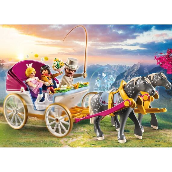 PLAYMOBIL Princess 70449 Romantische Pferdekutsche, Ab 4 Jahren