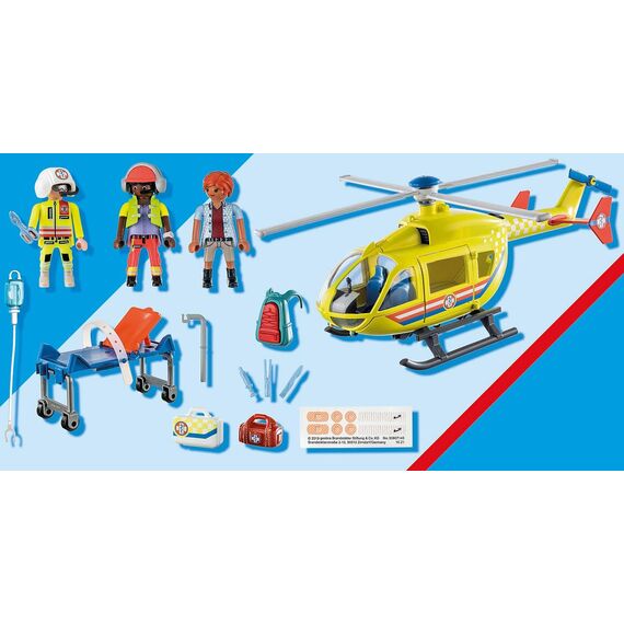 PLAYMOBIL | City Life | Rettungshelikopter | Spielzeug für Kinder ab 4 Jahren | 71203