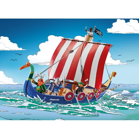 PLAYMOBIL | Asterix | Piratenschiff | Asterix Spielset | Piratenschiff Spielzeug | Asterix und Obelix | Abenteuer Spielzeug für Kinder ab 5 Jahren | 71888
